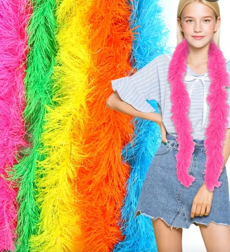 Boas colorés